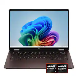HP - OmniBook X Flip 2-in-1 - 14" 2K Touchscreen Laptop - AMD Ryzen AI 5 (2026) - 16GB Memory - 512GB SSD - Copilot+ PC - Deep Espresso