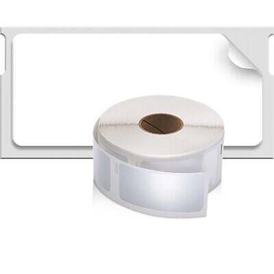 Back. DYMO - LabelWriter 30336 Multi-Purpose Labels, 2-1/8" x 1", Black on White, 500 Labels/Roll (30336) - Black On White.