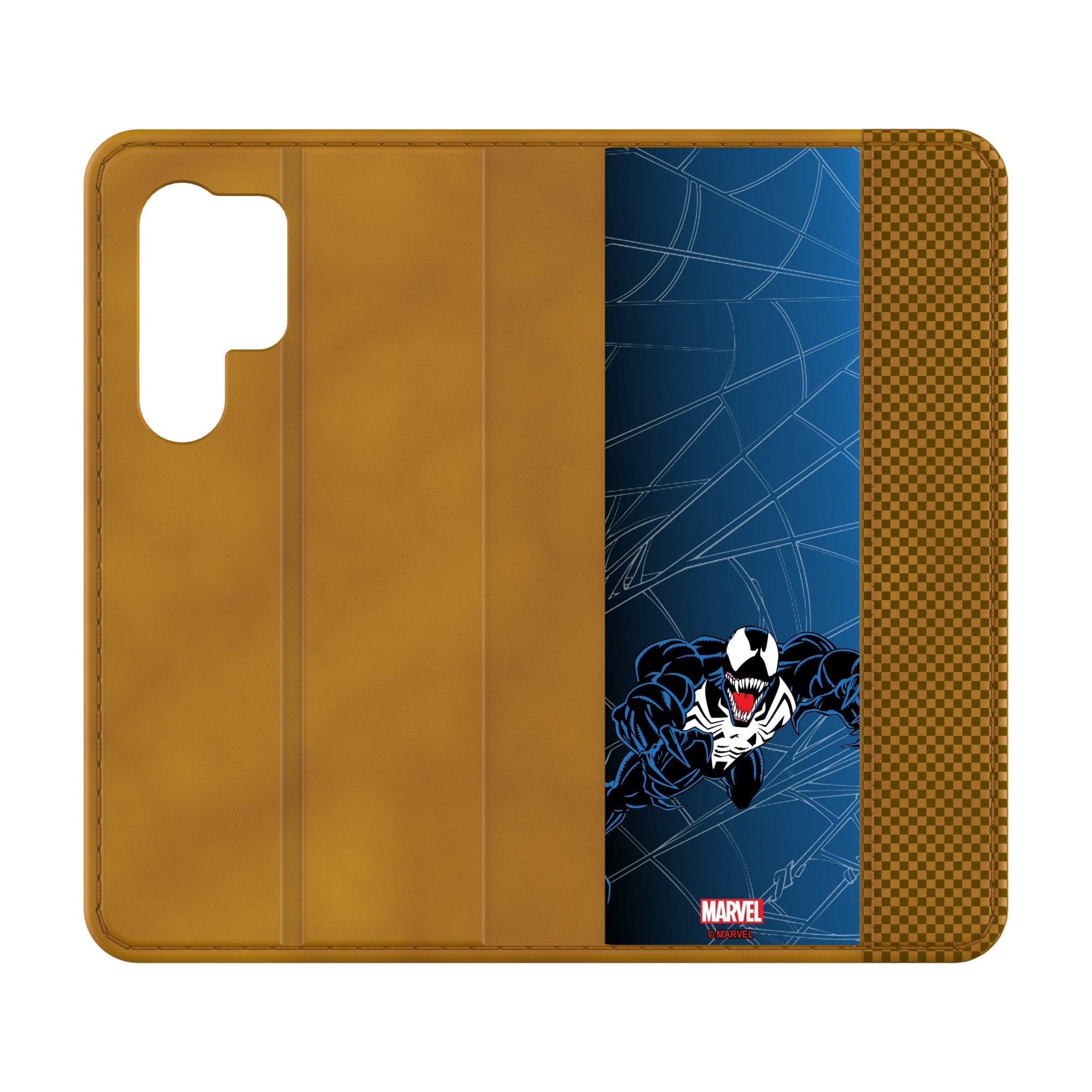 Keyscaper - Marvel MechLine Folio Phone Case - Samsung Galaxy S25 - Venom