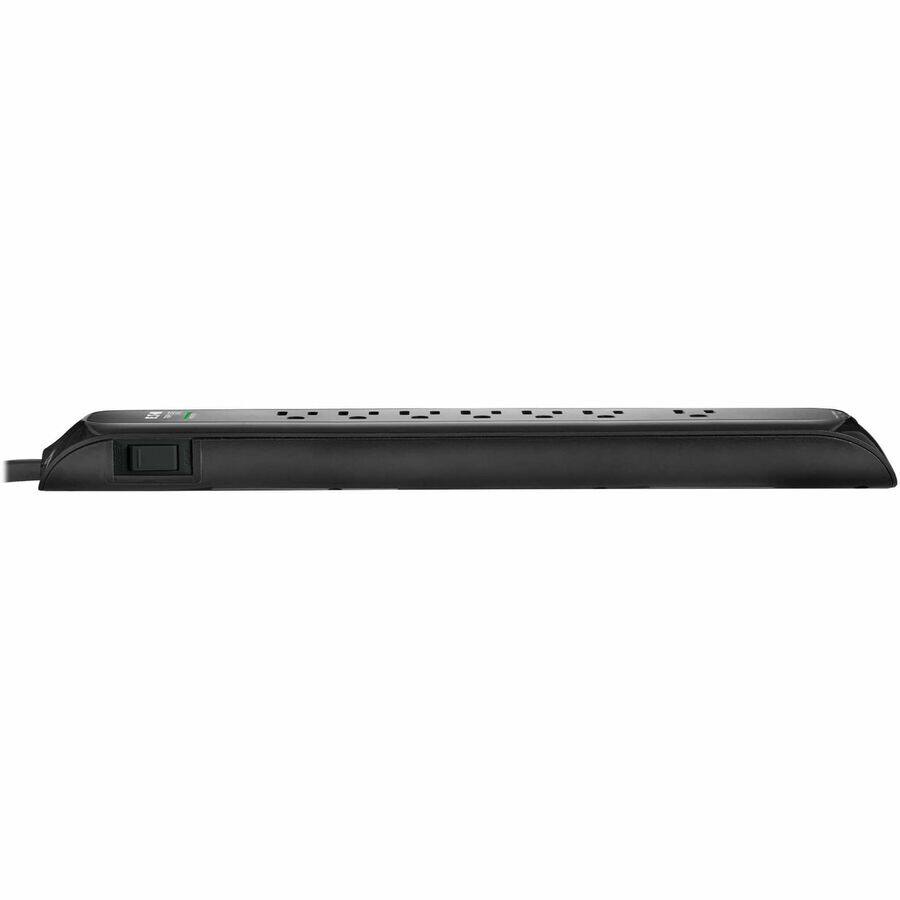 Alt View 7. Tripp Lite - Tripp Lite series Protect It! TLP710BTEL 7-Outlets Surge Suppressor/Protector - Household Electronic, Computer, Printer - Black.