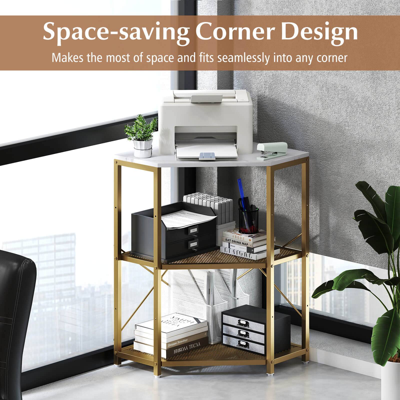 Space-saving Corner Design  
Makes the most of space and fits seamlessly into any corner