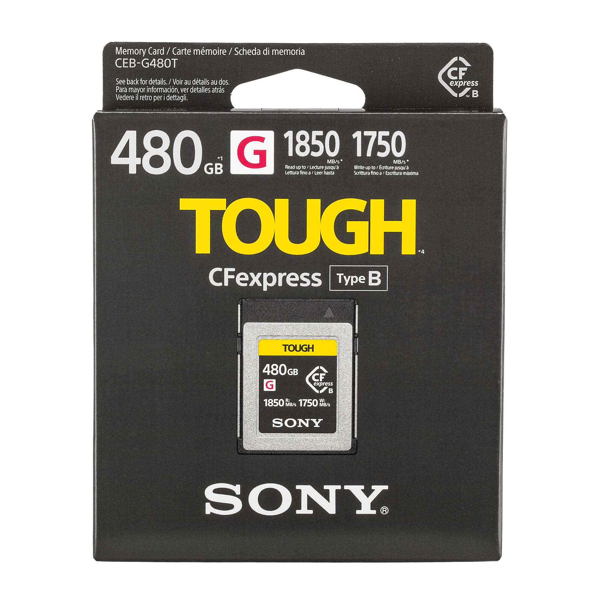 Sony CFexpress Type B Memory Card G series 480GB (CEB G480T) CEB