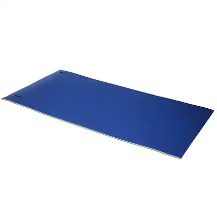 Front. Homcom - 10' x 5' Lily Pad Floating Mat, 3-Layer Floating Mat for Lake Portable Foam Raft for Family Recreation and Relaxing.