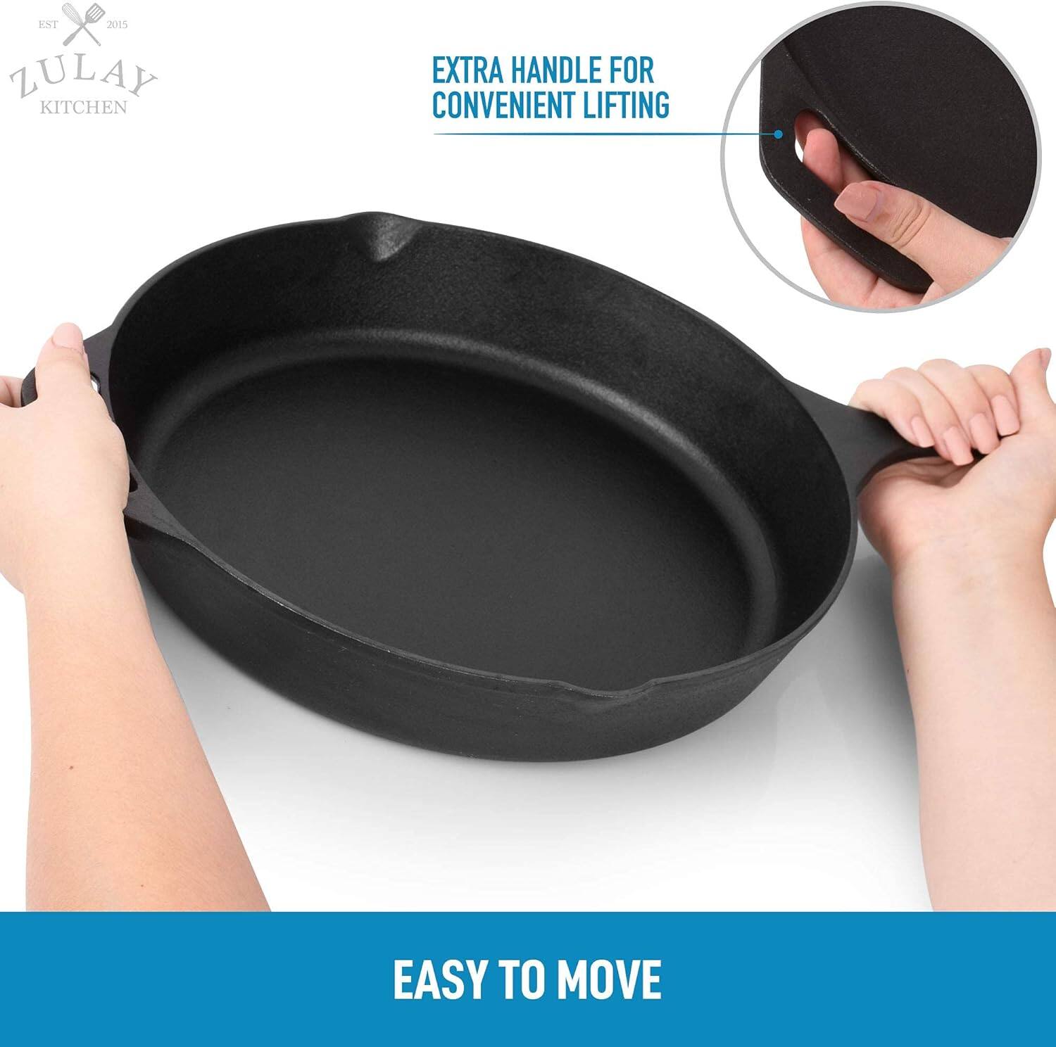EST 2015 ZULAY KITCHEN

EXTRA HANDLE FOR CONVENIENT LIFTING

EASY TO MOVE
