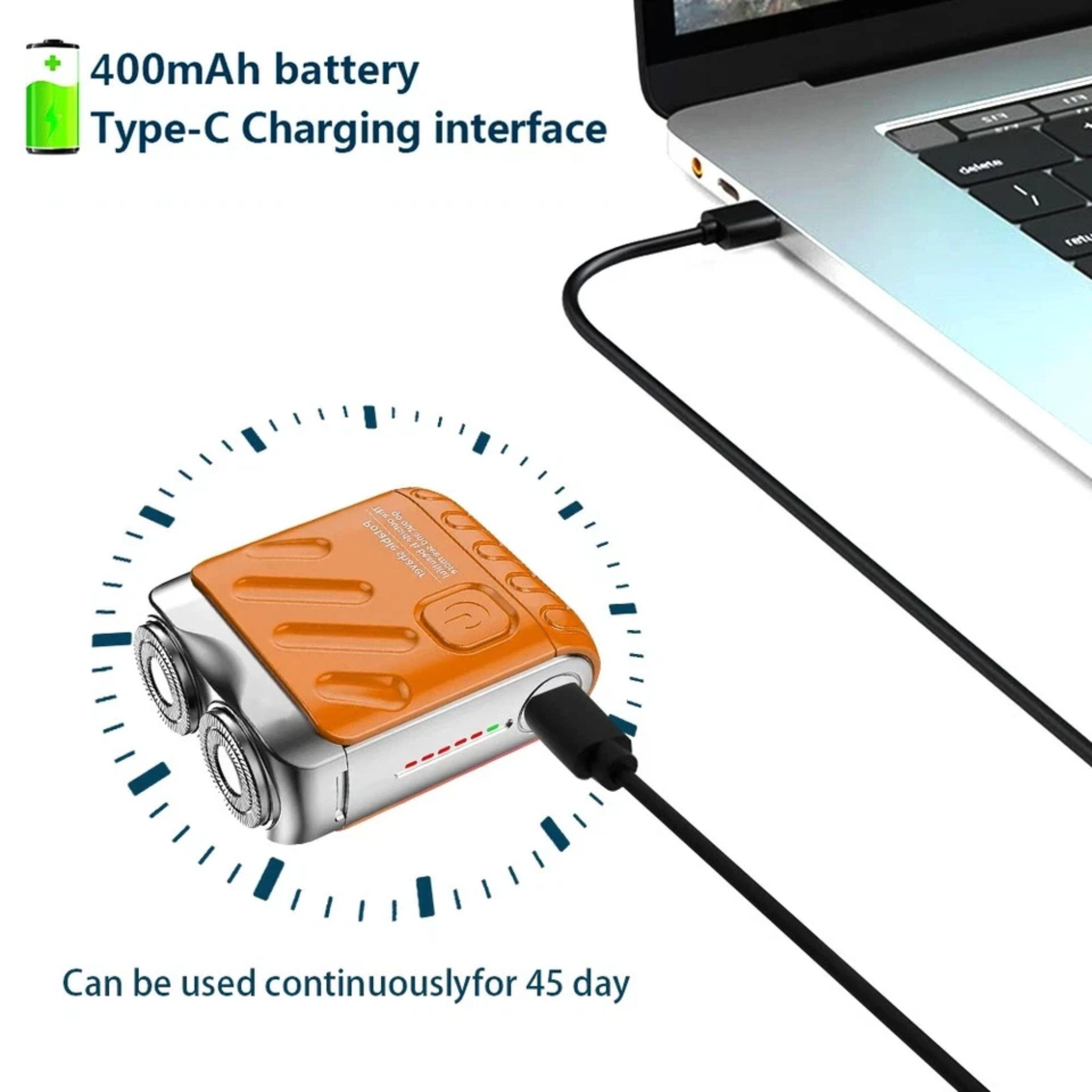 400mAh battery  
Type-C Charging interface  

Can be used continuously for 45 days
