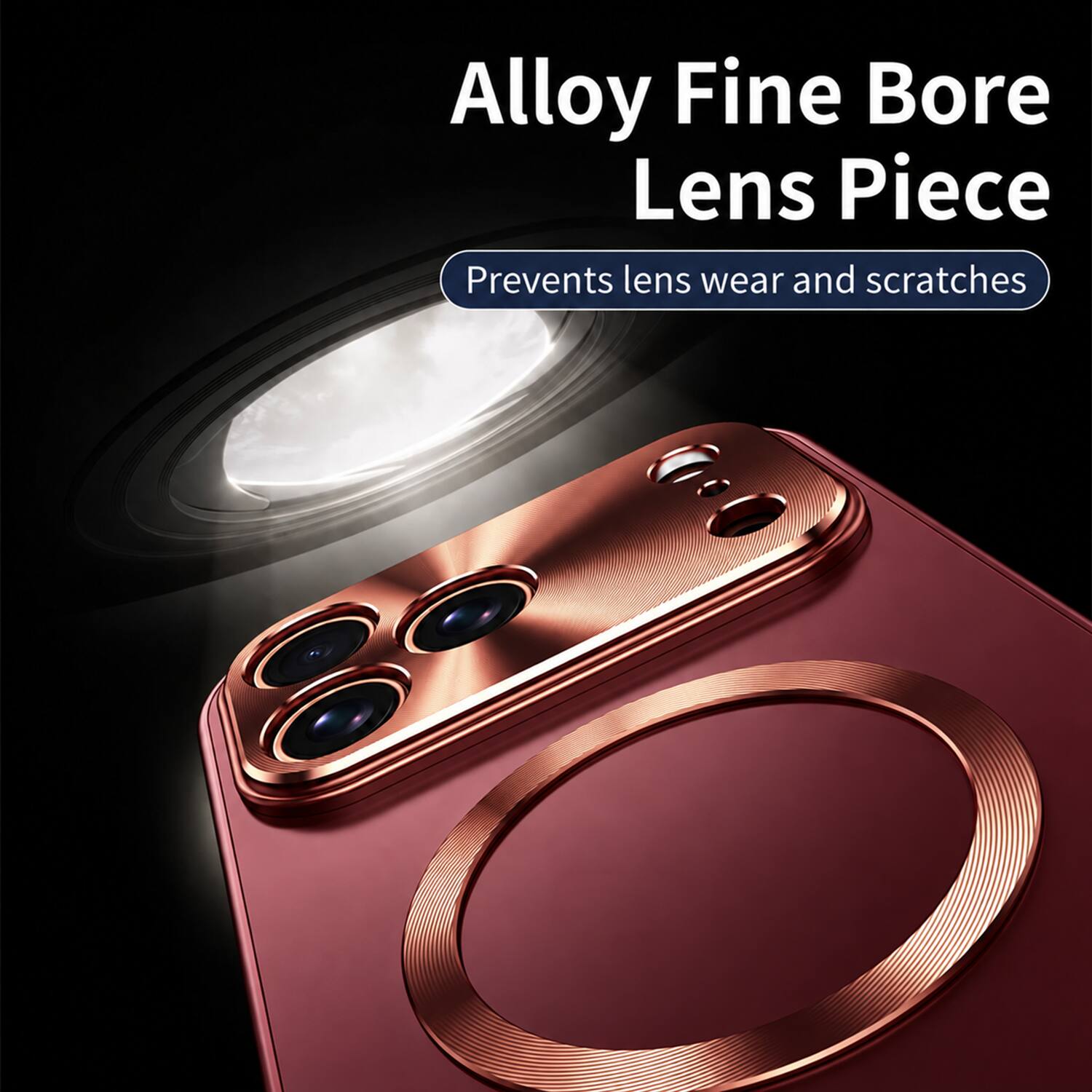 Alloy Fine Bore Lens Piece  
Prevents lens wear and scratches