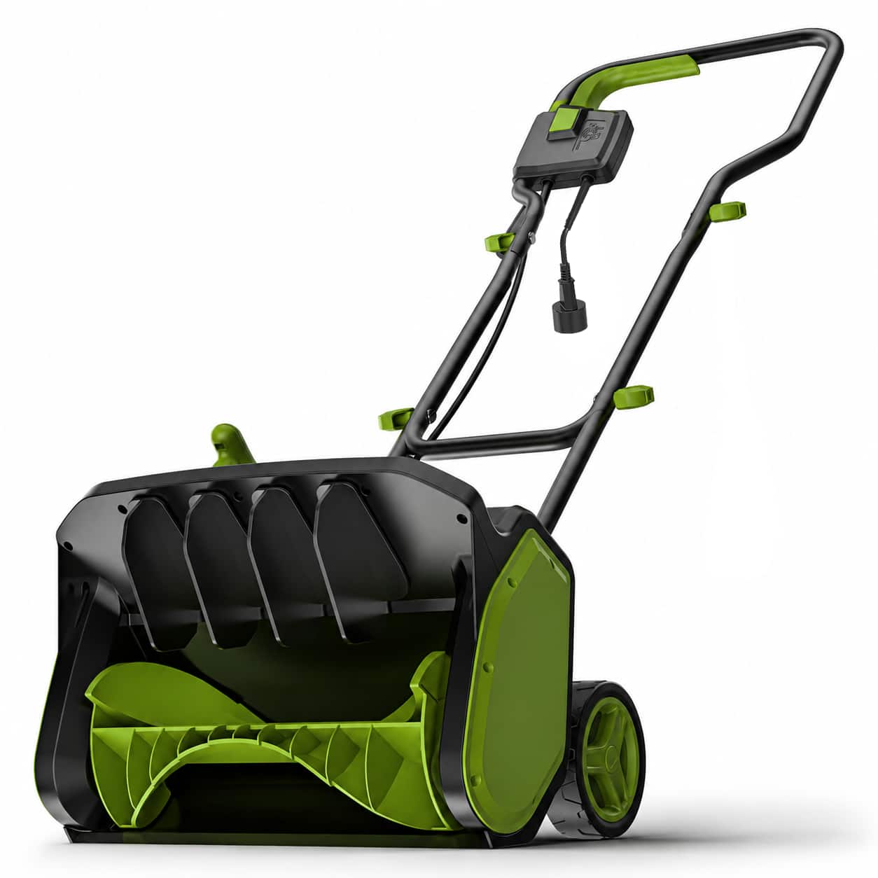 Front. Steelite - 17 Inch 12-Amp/120V Electric Corded Snow Shovel with Wheels 20FT Throwing Distance.