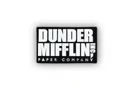 Just Funky - The Office Dunder Mifflin Logo Enamel Pin - Black