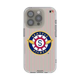Keyscaper - Cooperstown Teams - Seattle Mariners - Seattle Pilots 1969 Cooperstown Pinstripe iPhone Clear Case - 14 - Multicolor