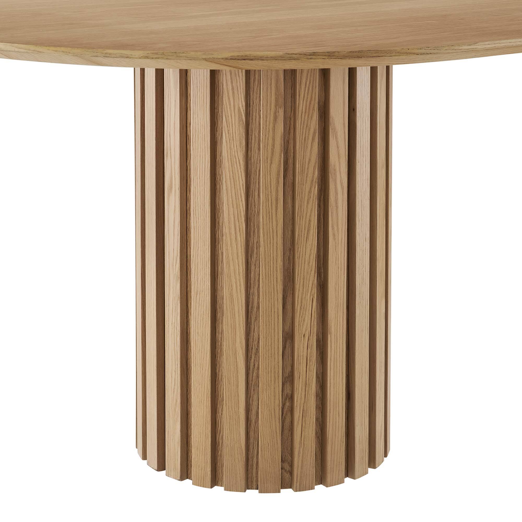 Back. Modway - Senja 95" Oval Dining Table by Modway - Oak.
