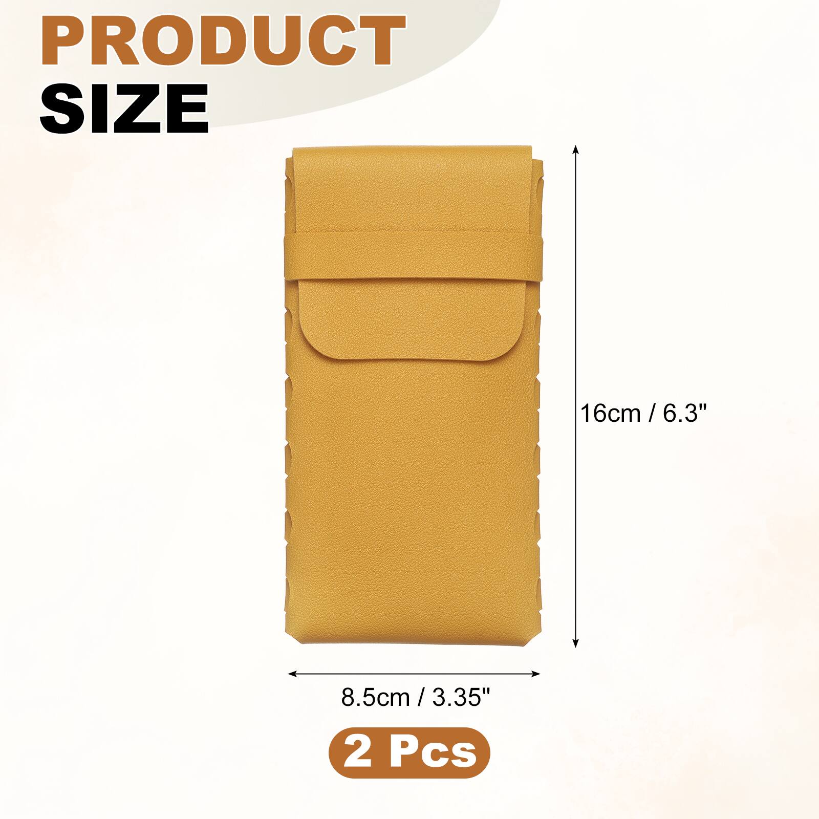 PRODUCT SIZE  
16cm / 6.3"  
8.5cm / 3.35"  
2 Pcs