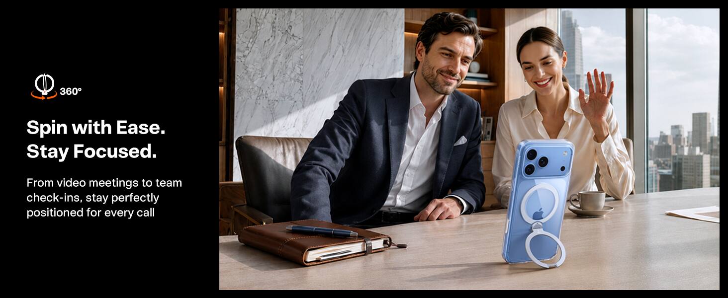 360°

Spin with Ease. Stay Focused.

From video meetings to team check-ins, stay perfectly positioned for every call