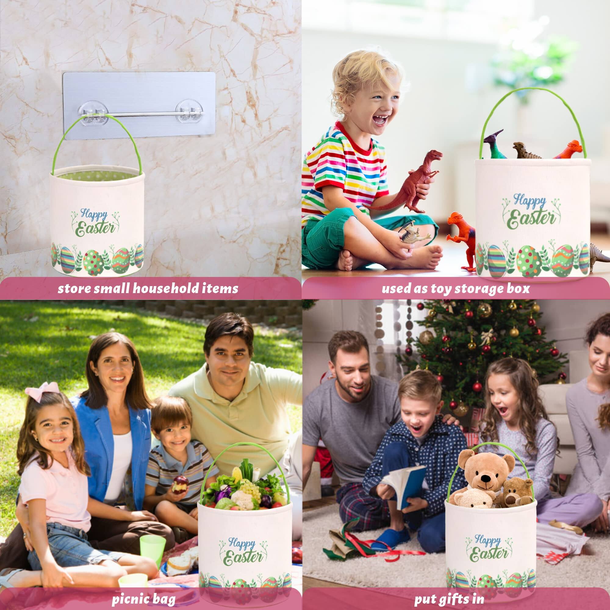 - Happy Easter store small household items
- Happy Easter used as toy storage box
- Happy Easter picnic bag
- Happy Easter put gifts in