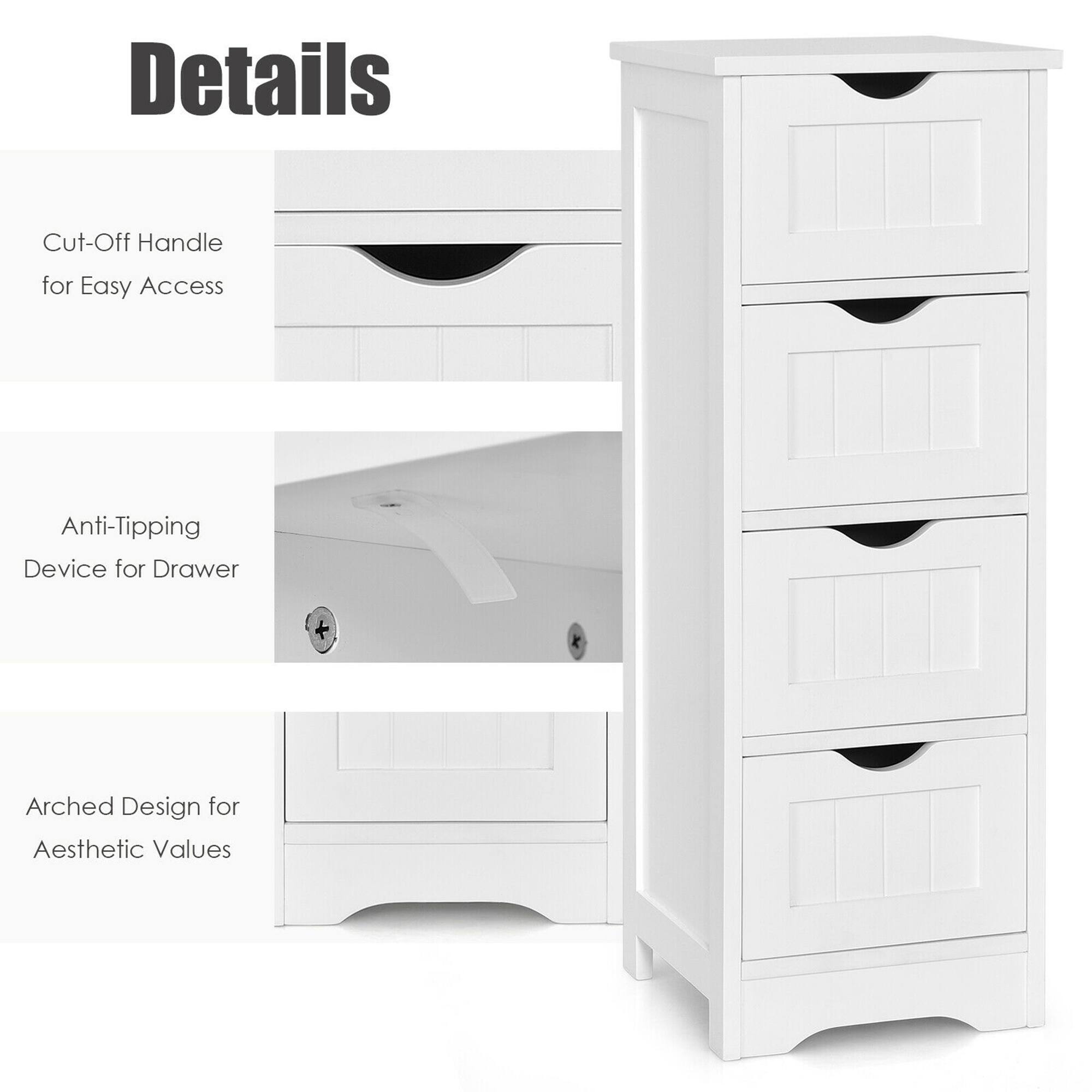 Details

- Cut-Off Handle for Easy Access
- Anti-Tipping Device for Drawer
- Arched Design for Aesthetic Values