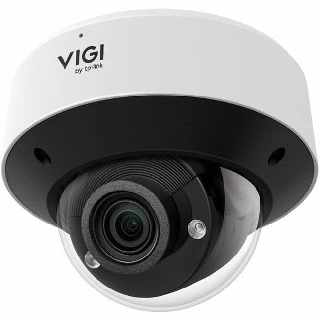 TP-Link - TP Link VIGI INSIGHT S245ZI - VIGI 4MP IR Motorized Varifocal Dome Network Camera - 60 ft Infrared Night Vision - Color