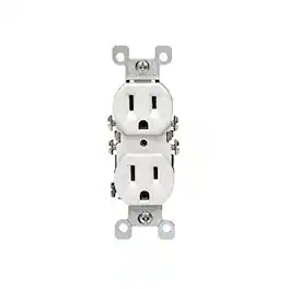 Amber Sporting Goods - Leviton 018-12650-00W 15 Amp Co/ALR Receptacle - White