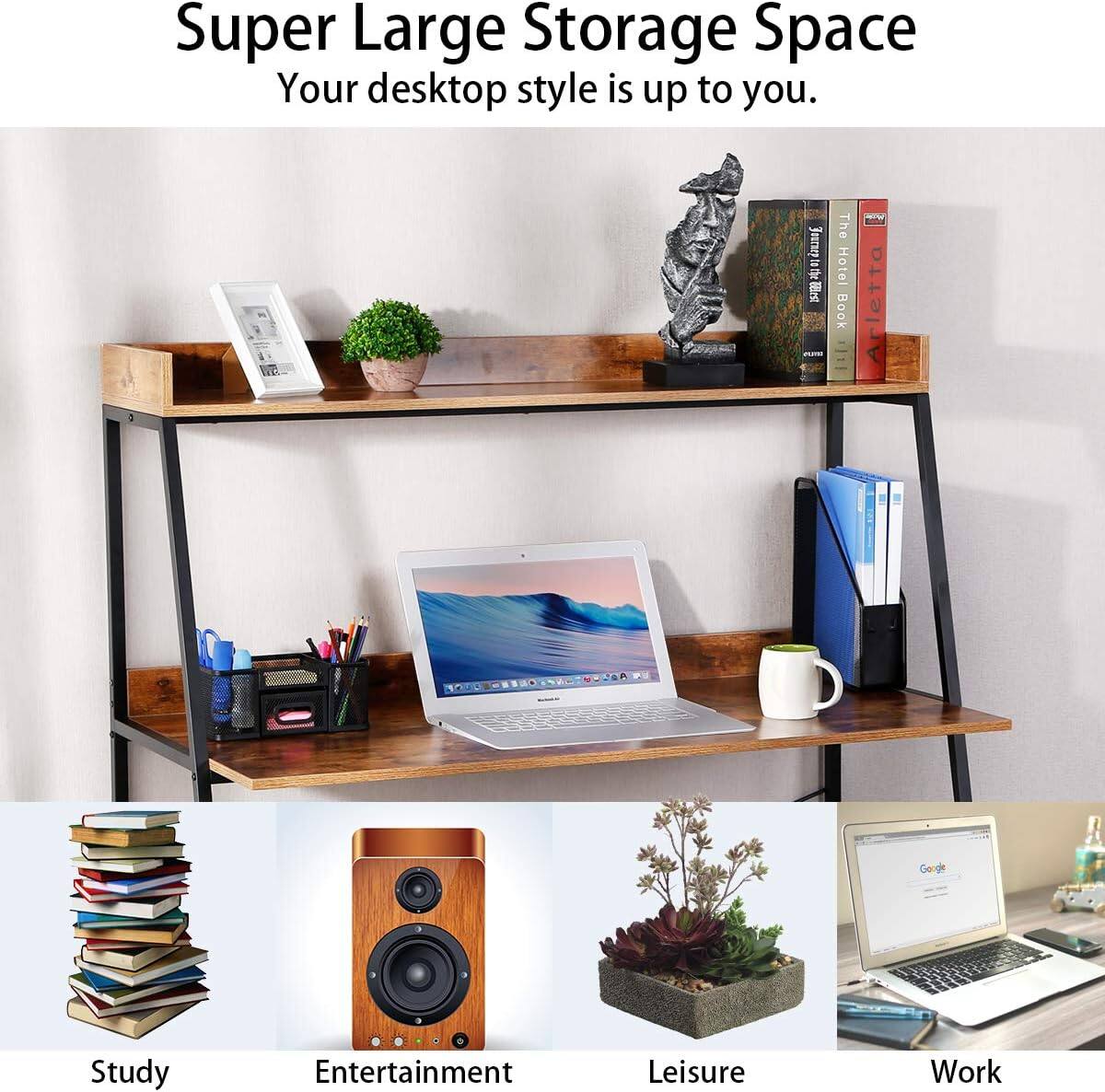 Super Large Storage Space  
Your desktop style is up to you.  

Jorar I 5 AA The Hotel Book - Arletta Googe Study  
Entertainment Leisure Work