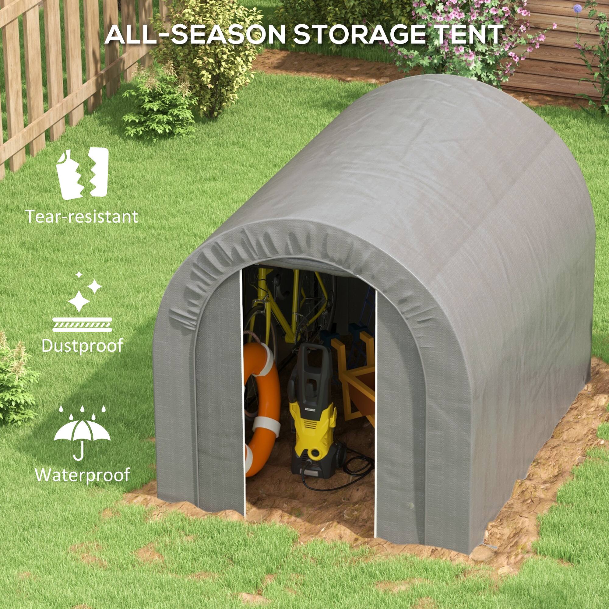 ALL-SEASON STORAGE TENT

- Tear-resistant
- Dustproof
- Waterproof