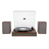 Front. Victrola - Victrola Harmony Bluetooth Turntable System with Speakers - Walnut.