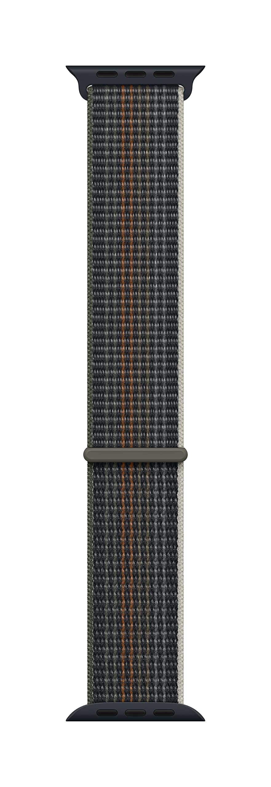 Apple - Watch Band - Sport Loop (45mm) - Midnight - Extra Large - Black