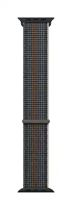 Apple - Watch Band - Sport Loop (45mm) - Midnight - Extra Large - Black