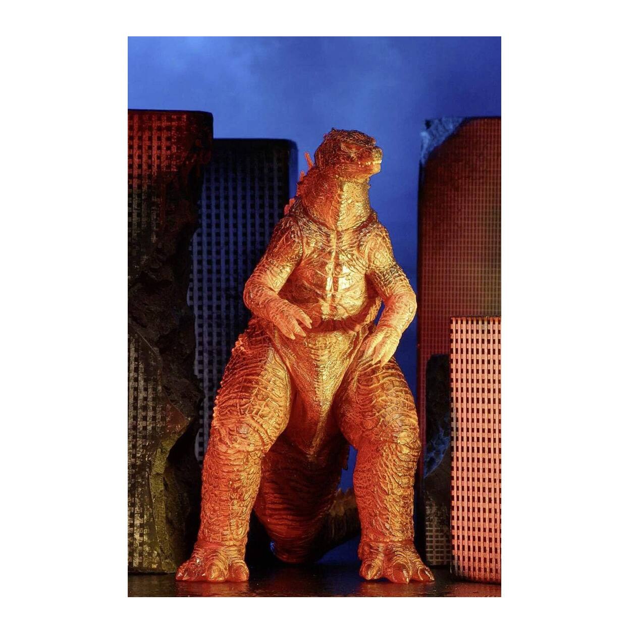 Left. NECA - NECA - Godzilla King of The Monsters (Burning) 12" Action Figure.