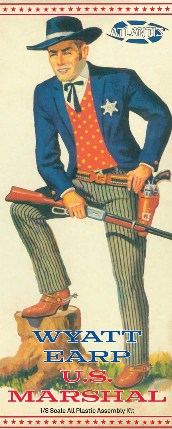 Photos - Action Figures / Transformers ATLANTIS PopMarket -  - 1:8 Scale Model Kit - U.S. Marshal Wyatt Earp Figure - COLLECTIBLES - Multicolor 850041894133 