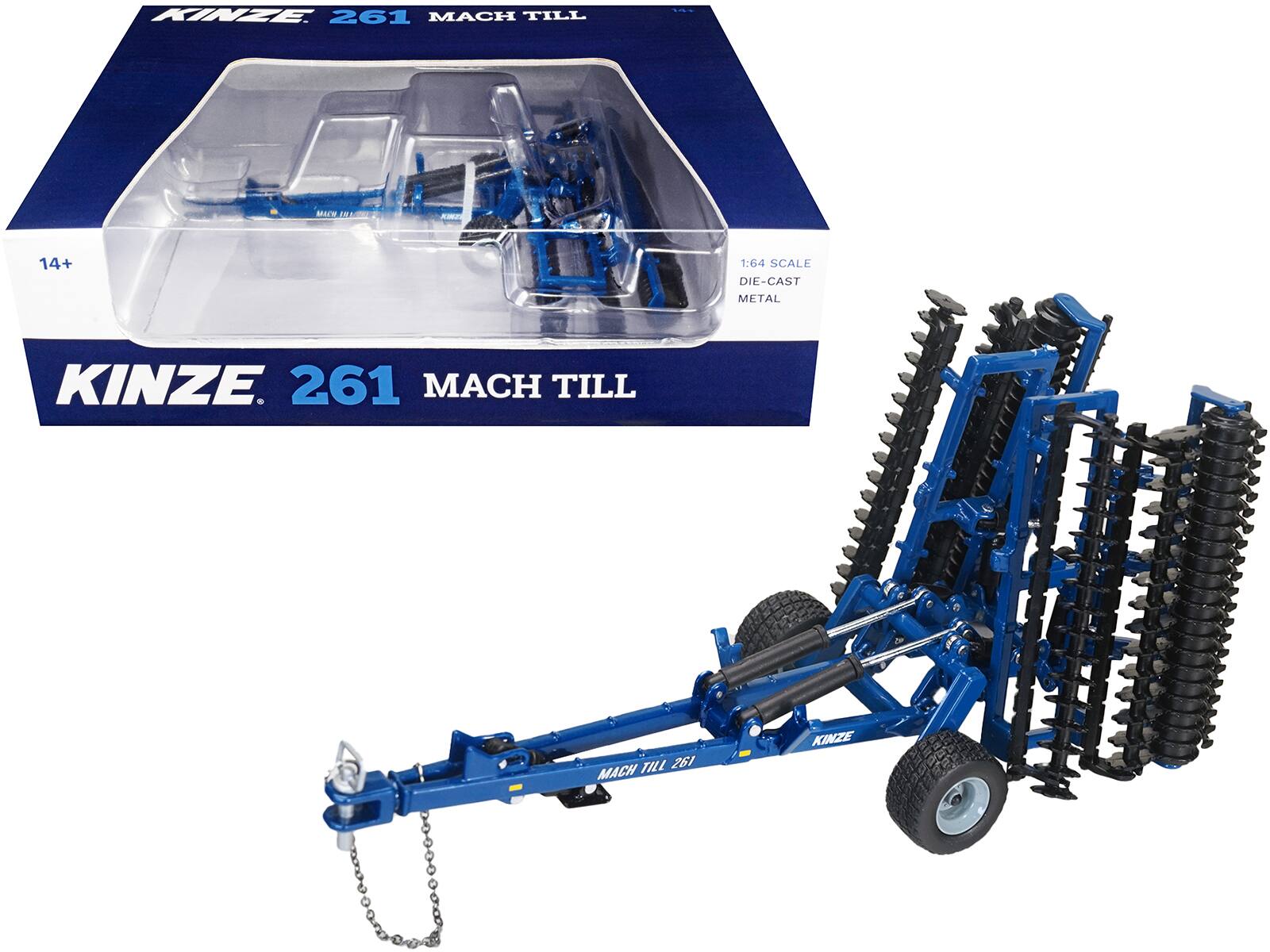 KINZE 261 MACH TILL  
MACH INN  
PLOTOGRA  
14+  
1:64 SCALE DIE-CAST METAL  
KINZE 261 MACH TILL  
TILL 261 MACH
