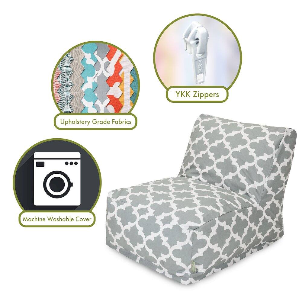 - Upholstery Grade Fabrics
- YKK Zippers
- Machine Washable Cover