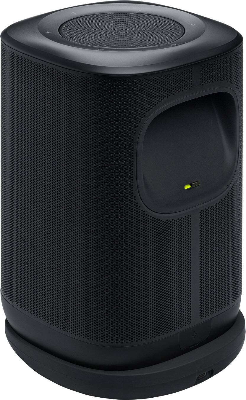 Alt View 13. JBL - Cove P1 Portable Wi-Fi home speaker with Dolby Atmos and easy whole-home listening - 2026 - Black.