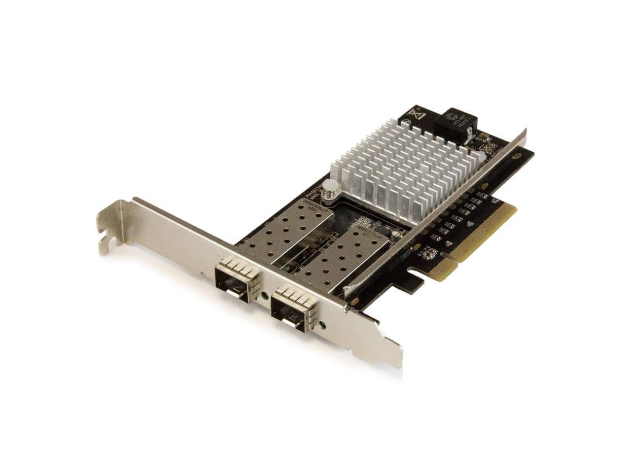 StarTech.com - 10G Network Card, 2x 10G Open SFP+ Multimode LC Fiber Connector, Intel 82599 Chip