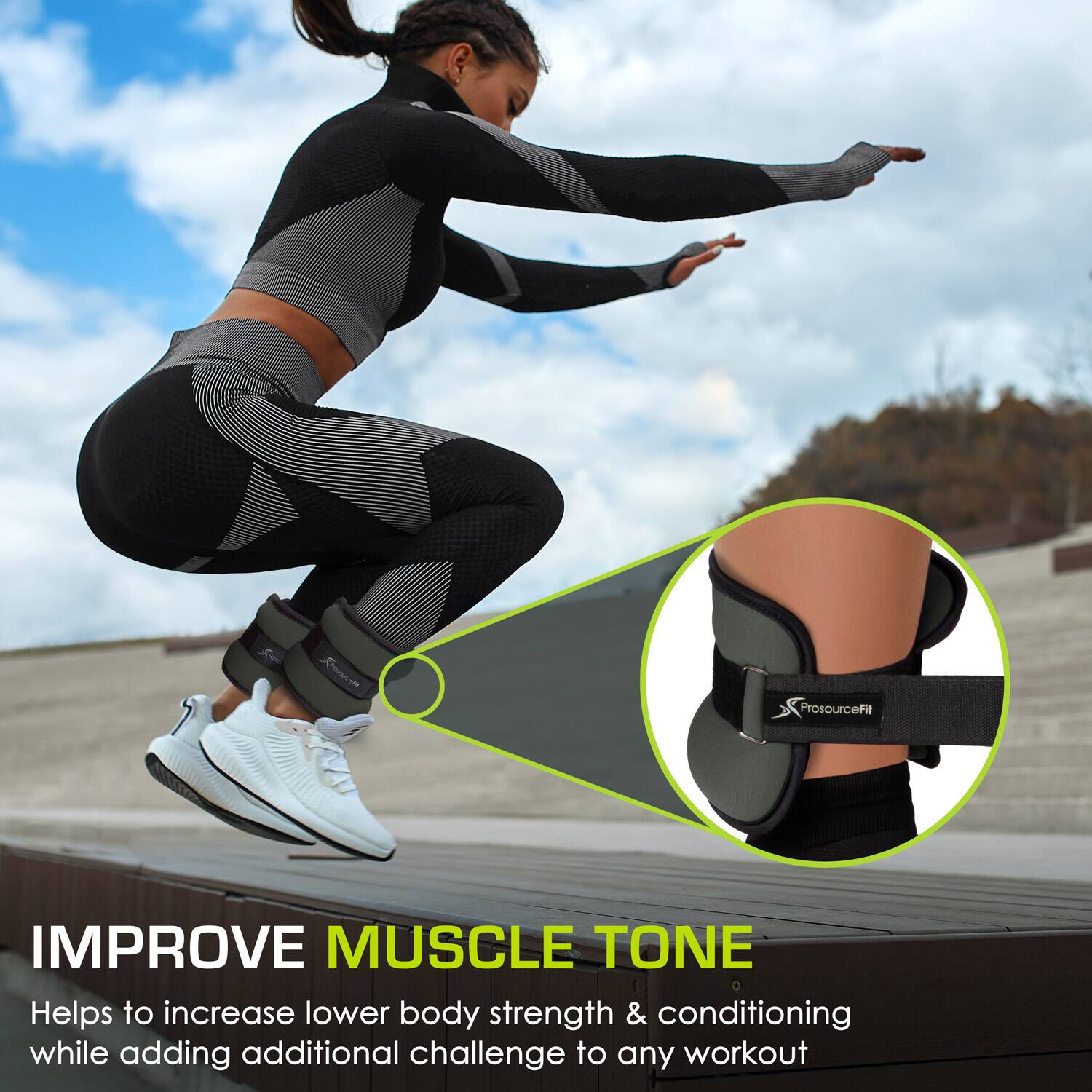IMPROVE MUSCLE TONE
Helps to increase lower body strength & conditioning while adding additional challenge to any workout

Sooca SP ProsourceFit