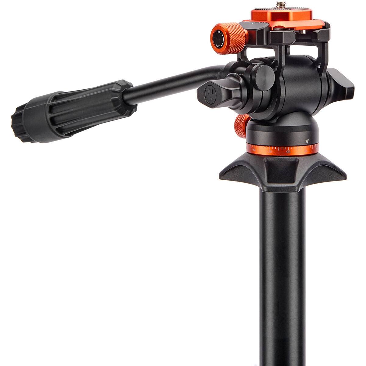 Alt View 1. 3 Legged Thing - 3 Legged Thing AirHed Trinity Pan & Tilt Video Head, Black with Copper Accents.