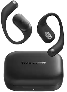 Tronsmart - OpenFly 2 Pro Open-Ear Headphones, True Wireless Bluetooth Earphones with AI ENC 4 Mics Clear Calls, 40H Playtime, IPX5 - Black