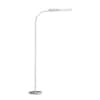 Front. Honeywell - HoneyWell Gooseneck LED Floor Lamp Bright Stepless Dimmable Tall Standing Lamp - White.