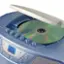 Left. Jensen - Portable Bluetooth Stereo with AM/FM, CD, Cassette Player - Blue.