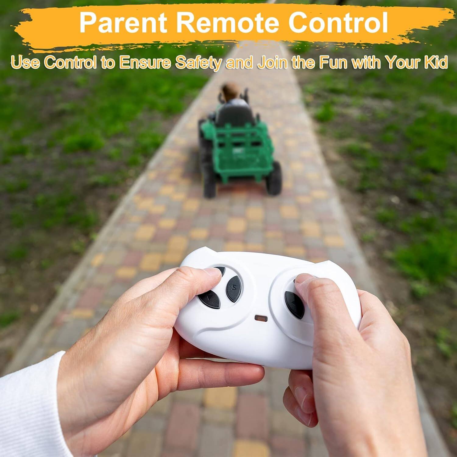 Parent Remote Control  
Use Control to Ensure Safety and Join the Fun with Your Kid