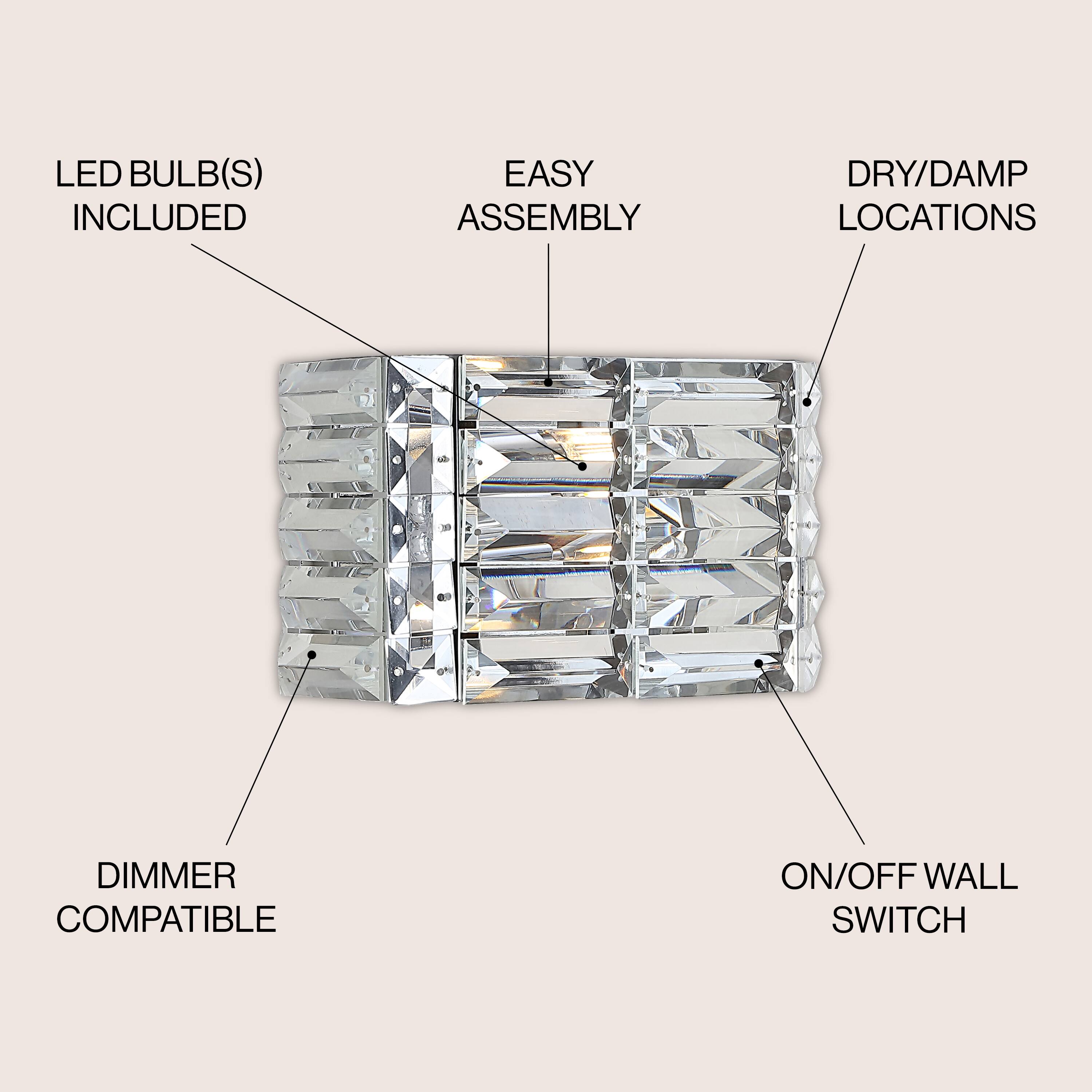 Jonathan Y Evelyn Crystal Rectangle 10