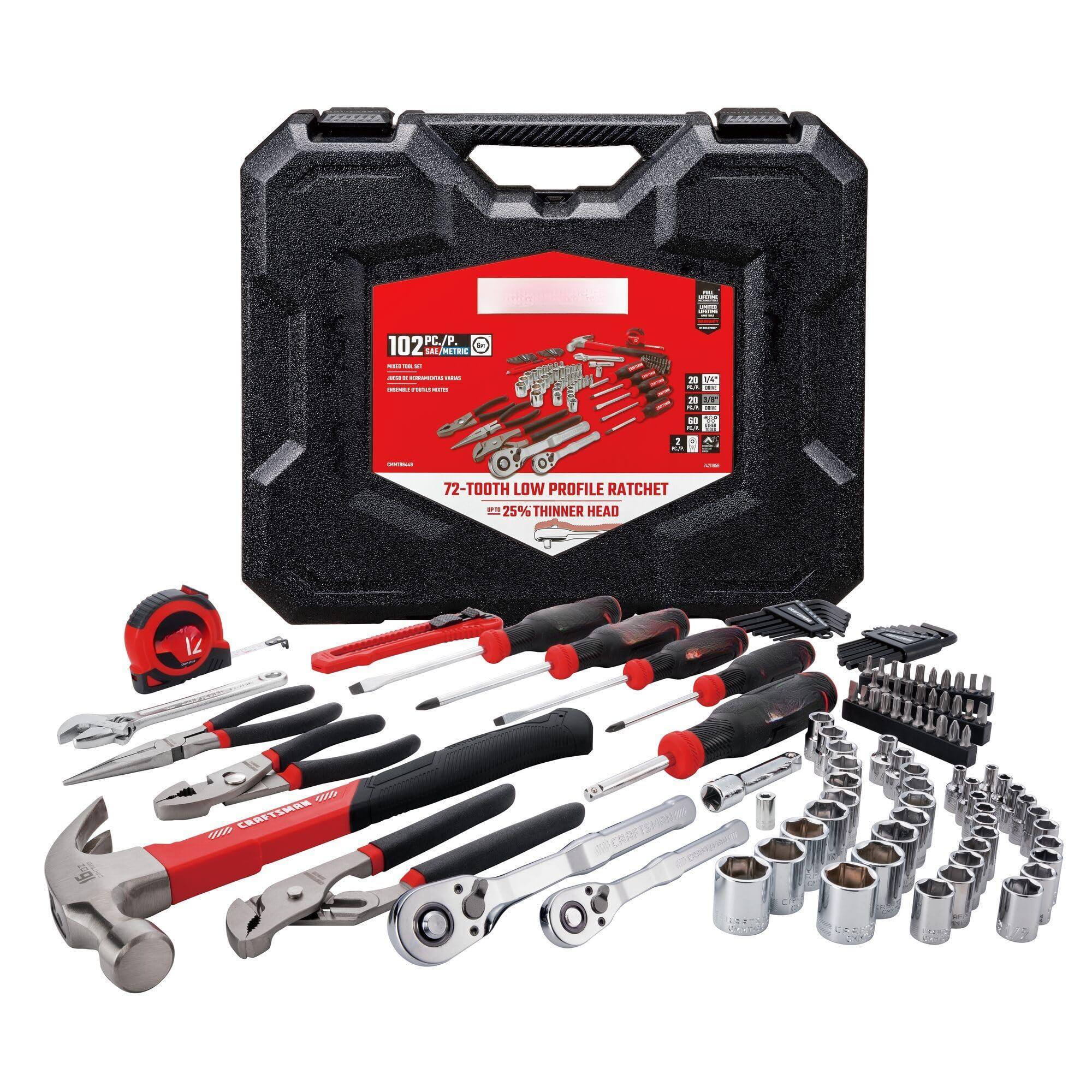 102 PC./P.  
72-TOOTH LOW PROFILE RATCHET  
25% THINNER HEAD