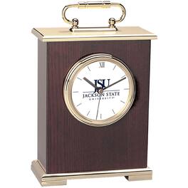 Jardine - Jackson State Tigers Carriage Clock - Gold
