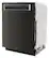 Alt View 12. KitchenAid - 24" Top Control Built-In Stainless Steel Tub Dishwasher with 3rd Rack, 360 Max Jets, 44 dBA - Black Stainless.