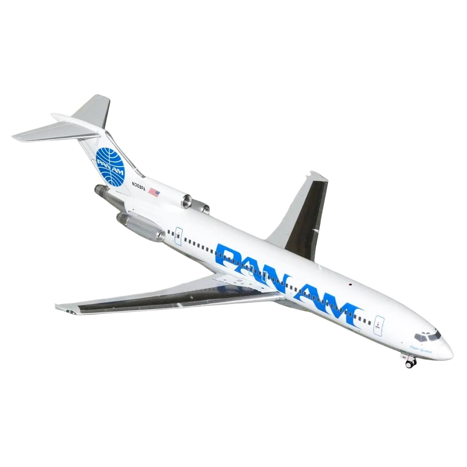"Boeing 727-200 Commercial Aircraft ""Pan American World Airways"" White w/Blue Graphics 1/200 Model Airplane by GeminiJets" price history on PriceWatchPro