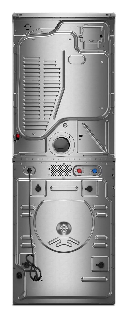 Alt View 22. Whirlpool - Smart Front Load Laundry Tower 4.5 Cu. Ft. Washer and 7.4 Cu. Ft. Gas Dryer with UV Clean Technology - White.