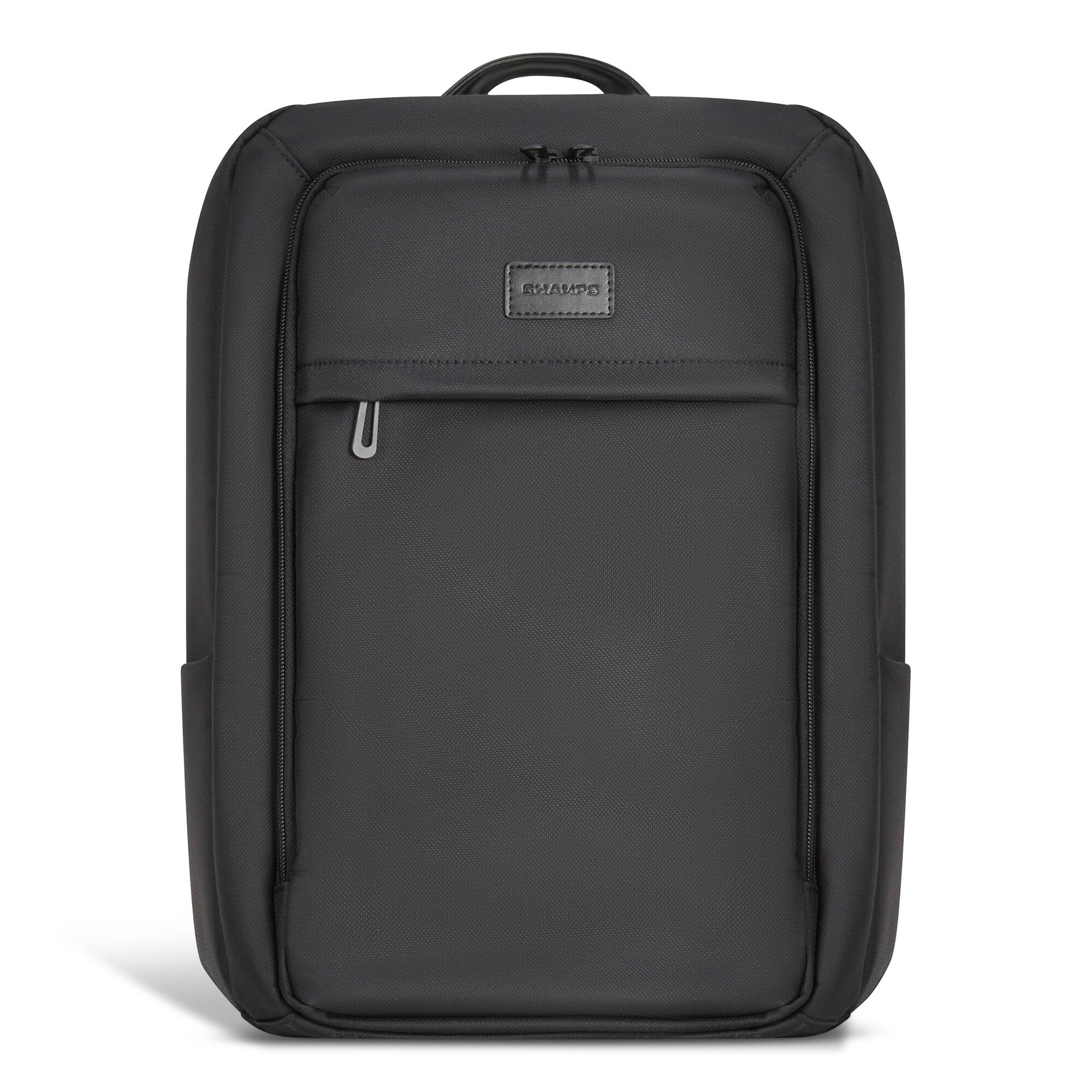 Champs - Onyx Collection - Everyday Laptop Backpack - Black