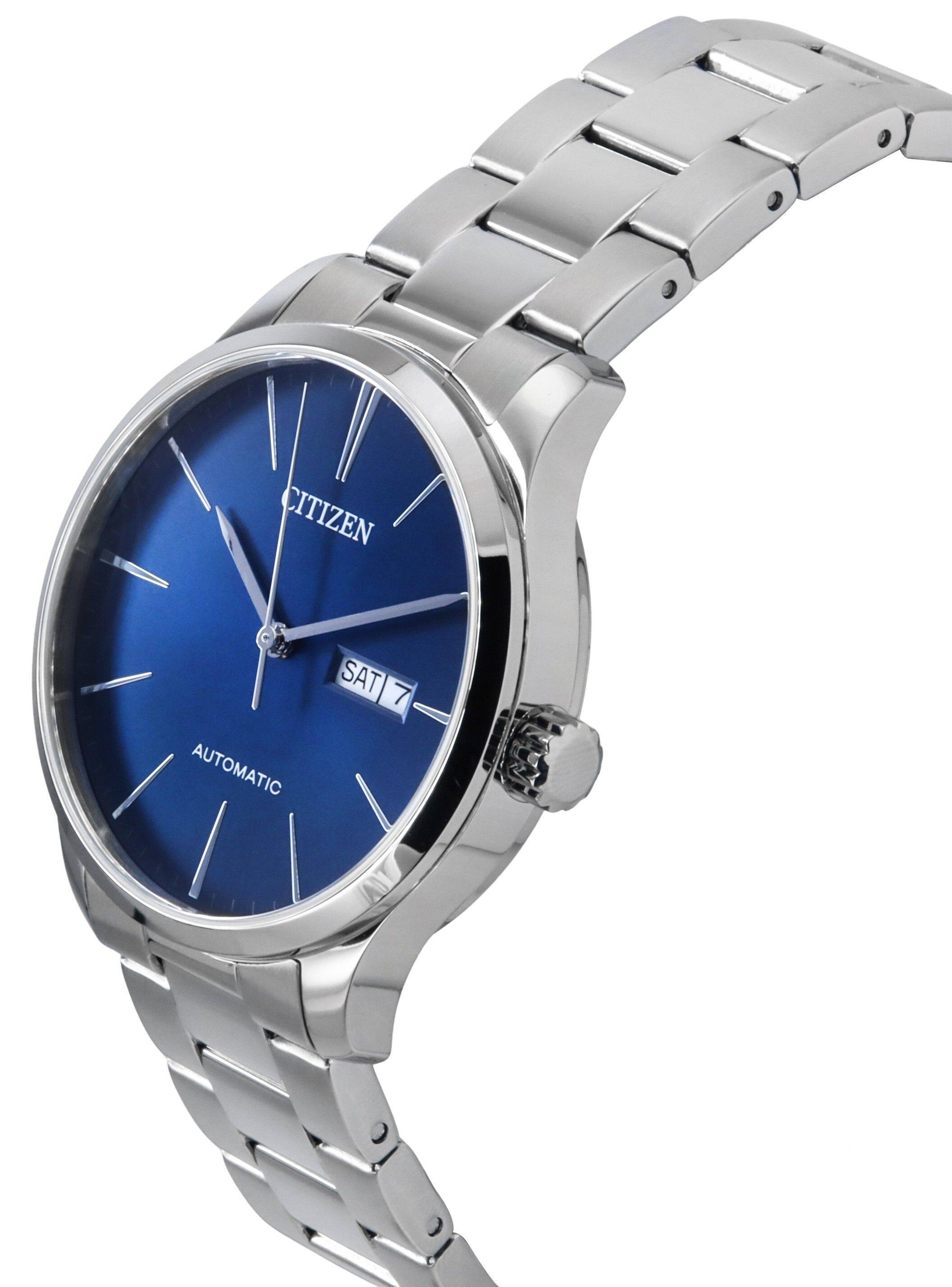 Citizen Stainless Steel Automatic NH8350 83L Men's Watch Silver Citizen Stainless Steel Automatic NH8350 83L Men's Watch Silver