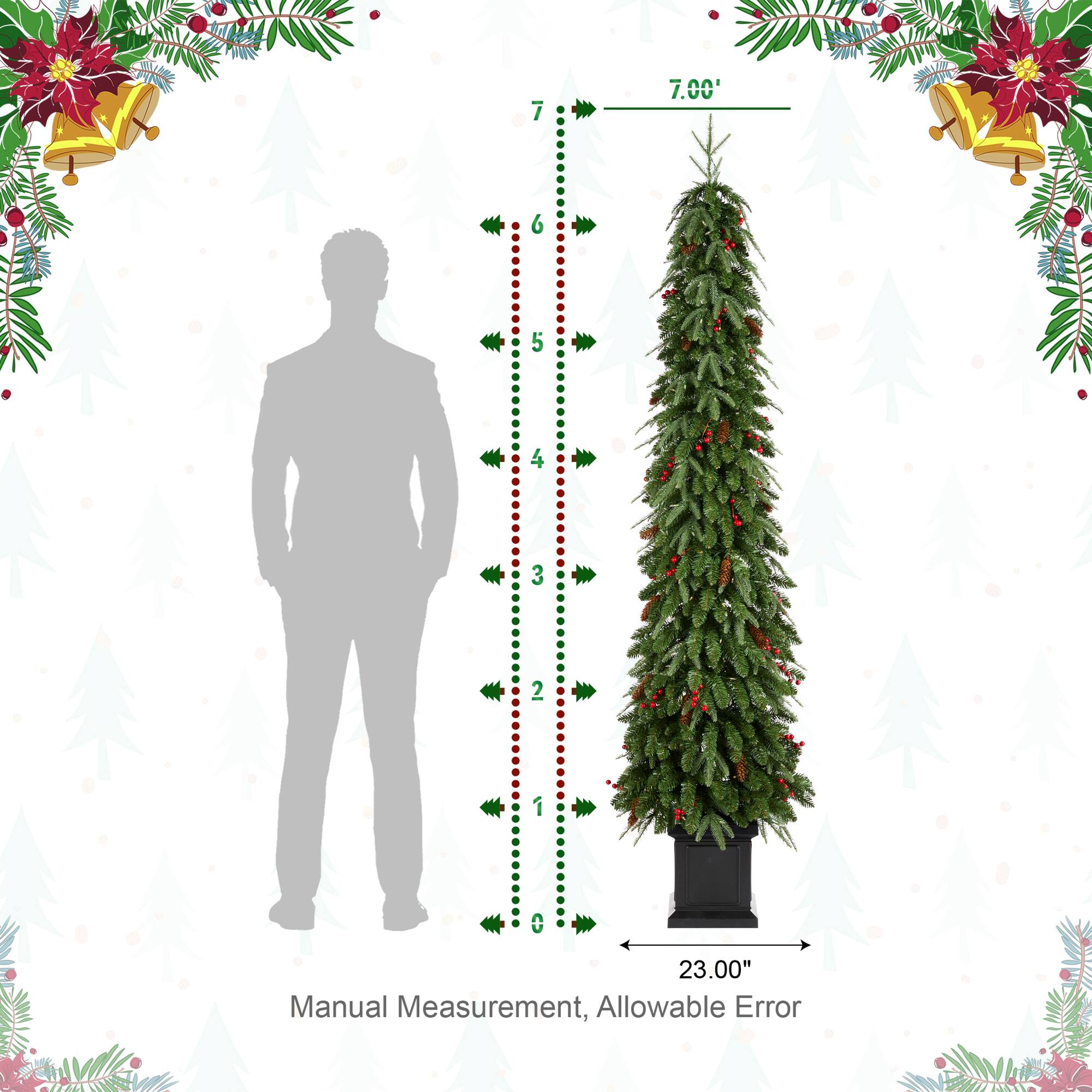 7.00'
6
5
4
3
2
23.00" Manual Measurement, Allowable Error