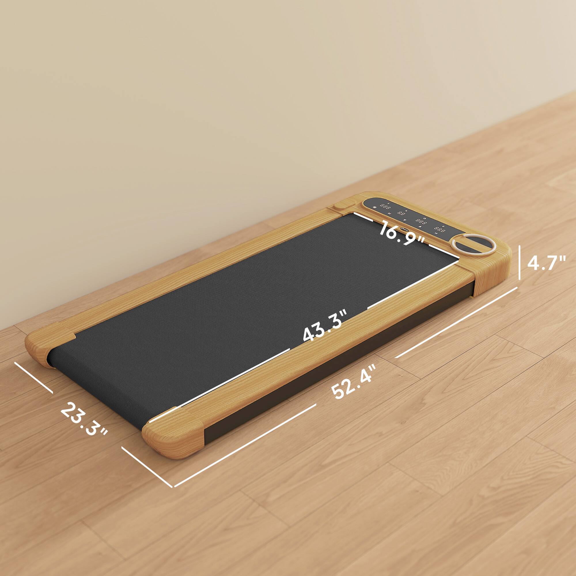 Soozier Walking Pad, Under Desk Treadmill with 17