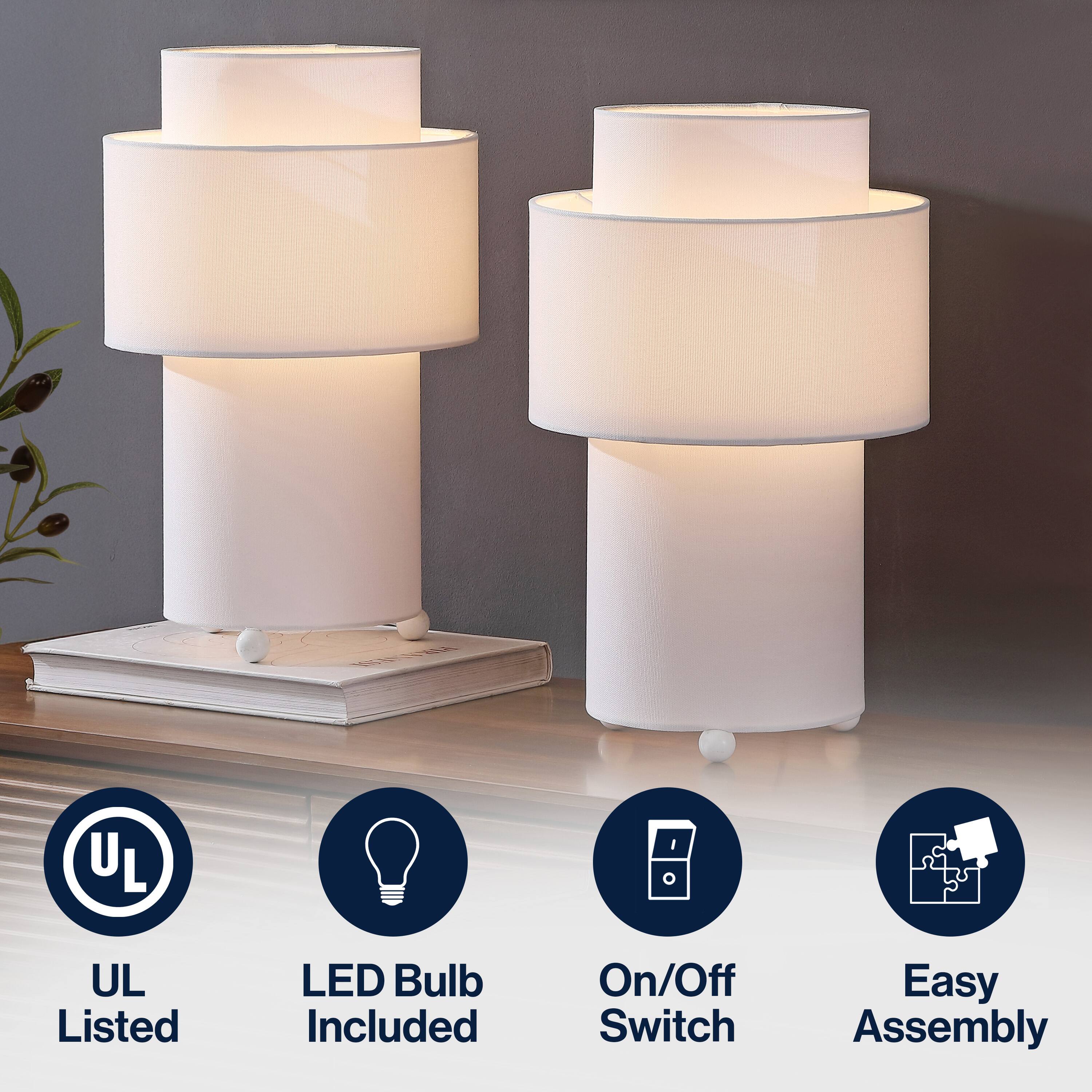 WISHWA  
UL Listed  
LED Bulb Included  
On/Off Switch  
Easy Assembly