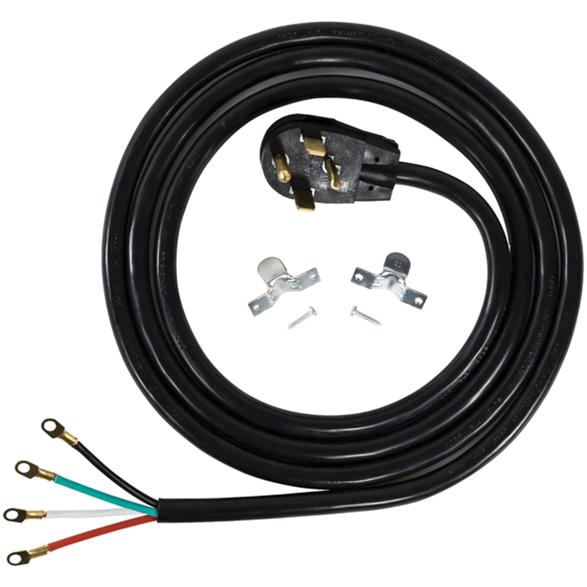Front. Certified Appliance Accessories - 4-Wire Eyelet 30 Amp Dryer Cord 10 ft.