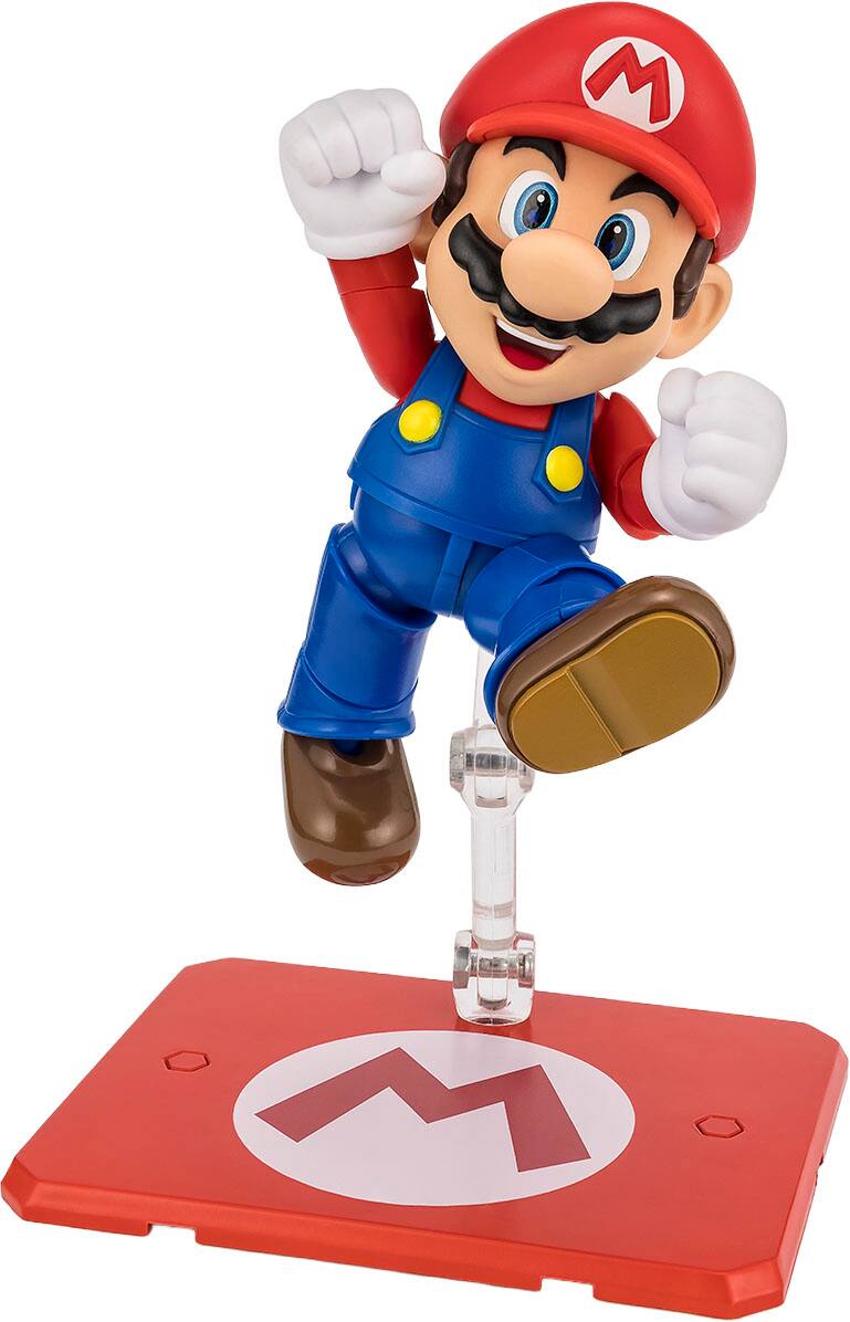 Alt View 2. Bandai - 4" Mario - Super Mario - Tamashii Nations S.H. Figuarts.